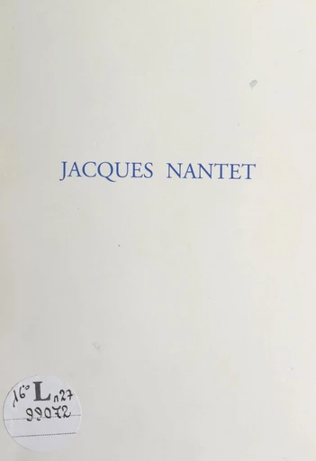 Jacques Nantet - Jacques Nantet - FeniXX réédition numérique