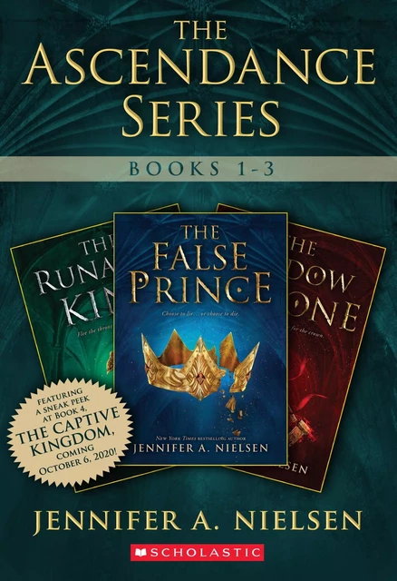 The Ascendance Series Books 1-3: The False Prince, The Runaway King, and The Shadow Throne - Jennifer A. Nielsen - Scholastic Inc.