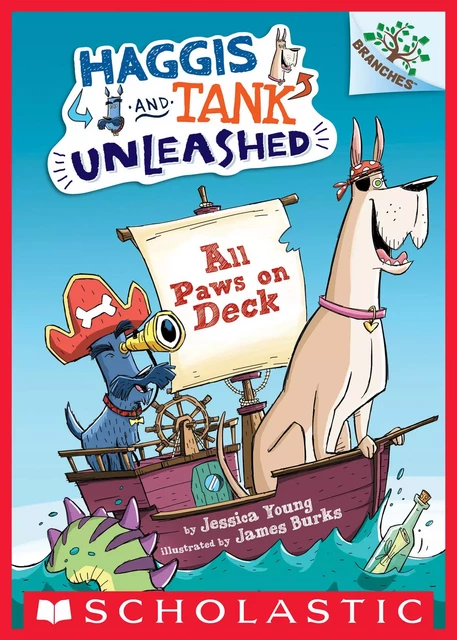 All Paws on Deck: A Branches Book (Haggis and Tank Unleashed #1) - Jessica Young - Scholastic Inc.