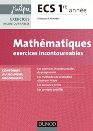 Mathématiques Exercices incontournables ECS 1re année