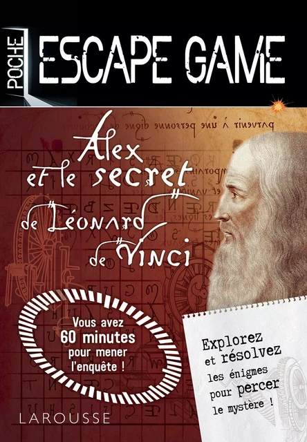 Escape game de poche Alex et le secret de Léonard de Vinci - Vincent Raffaitin - Larousse