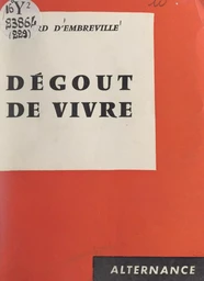 Dégoût de vivre