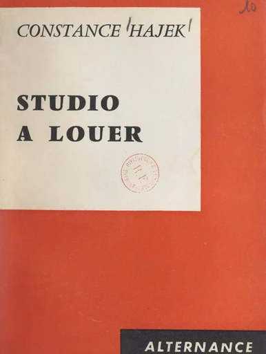 Studio à louer - Constance Hajek - FeniXX réédition numérique