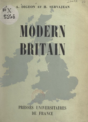 Modern Britain - Aurélien Digeon, Henri Servajean - FeniXX réédition numérique