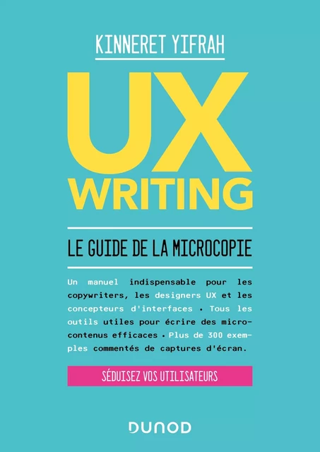 UX writing - Kinneret Yifrah - Dunod