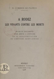 À Rodez, les vivants contre les morts