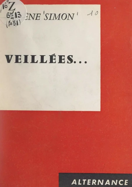 Veillées... - Hélène Simon - FeniXX réédition numérique