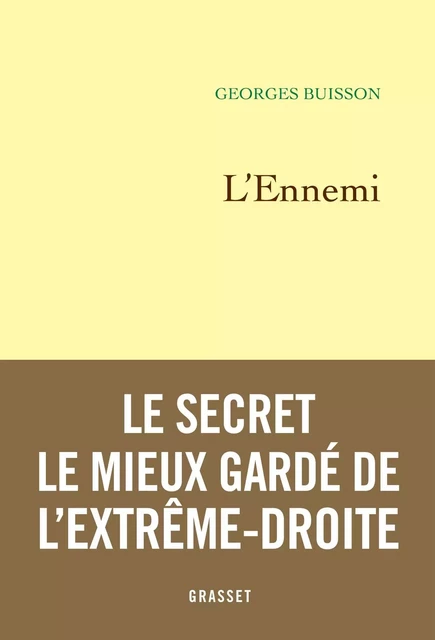 L'Ennemi - Georges Buisson - Grasset