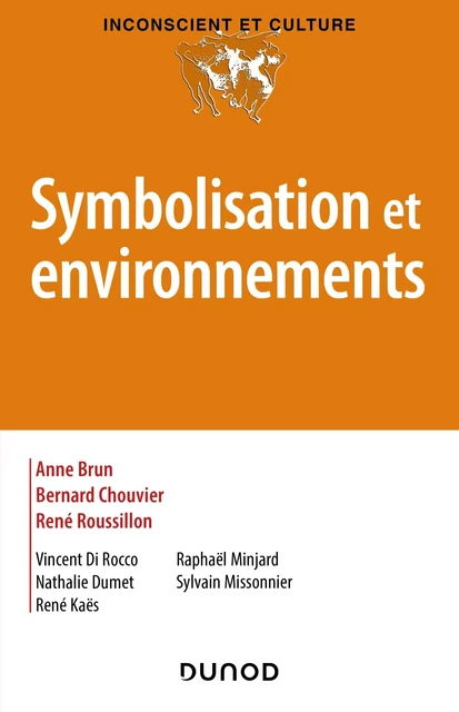 Symbolisation et environnements - Anne Brun, Bernard Chouvier, René Roussillon - Dunod