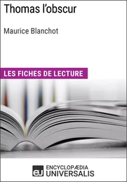 Thomas l'obscur de Maurice Blanchot