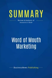 Summary: Word of Mouth Marketing