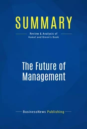 Summary: The Future of Management