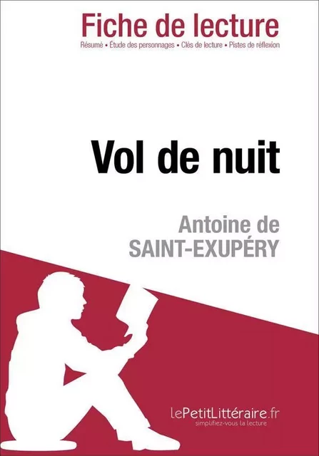 Vol de nuit de Saint-Exupéry (Fiche de lecture) - Maria Puerto Gomez - Lemaitre Publishing