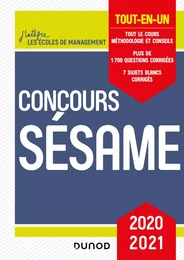 Concours Sésame - 2020-2021