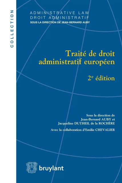 Traité de droit administratif européen -  - Bruylant