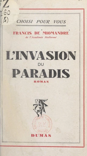 L'invasion du paradis - Francis de Miomandre - FeniXX réédition numérique