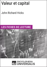 Valeur et capital de John Richard Hicks