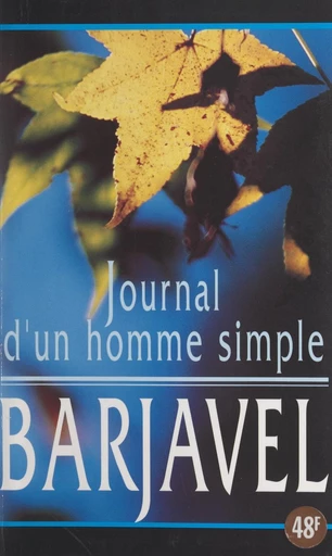 Journal d'un homme simple - René Barjavel - FeniXX réédition numérique