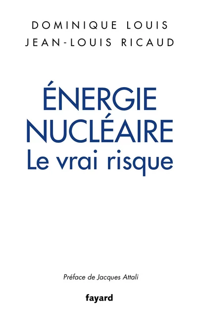 Énergie nucléaire : le vrai risque - Dominique Louis, Jean-Louis Ricaud - Fayard