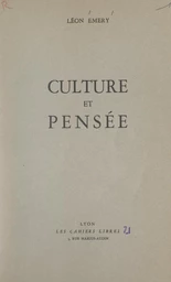 Culture et pensée