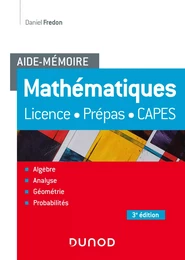 Aide-Mémoire - Mathématiques - 3e éd.