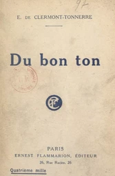 Du bon ton