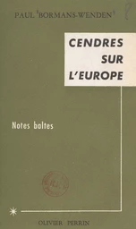 Cendres sur l'Europe