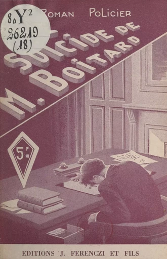 Le suicide de M. Boitard - Claude Ascain - FeniXX réédition numérique