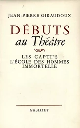 Débuts au théâtre