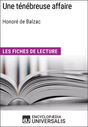 Une ténébreuse affaire d'Honoré de Balzac