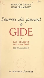 L'envers du "Journal" de Gide, Tunis 1942-1943