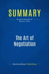 Summary: The Art of Negotiation