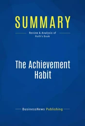 Summary: The Achievement Habit