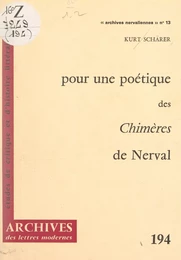 Pour une poétique des chimères de Nerval