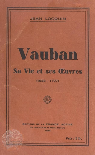 Vauban - Jean Locquin - FeniXX réédition numérique