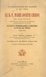 Un bienfaiteur des aliénés au XIXe siècle : le R. P. Marie-Joseph Chiron