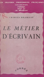 Le métier d'écrivain