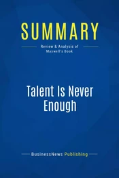 Summary: Talent Is Never Enough