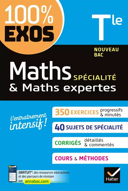 Maths (spécialité) &amp; Maths expertes (option) Tle générale - Fabrice Barache, Sophie Barache, Raphaël Bauer, Sophie Bauer - Hatier