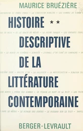 Histoire descriptive de la littérature contemporaine (2)