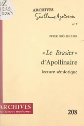 Le Brasier, d'Apollinaire