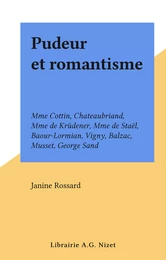 Pudeur et romantisme