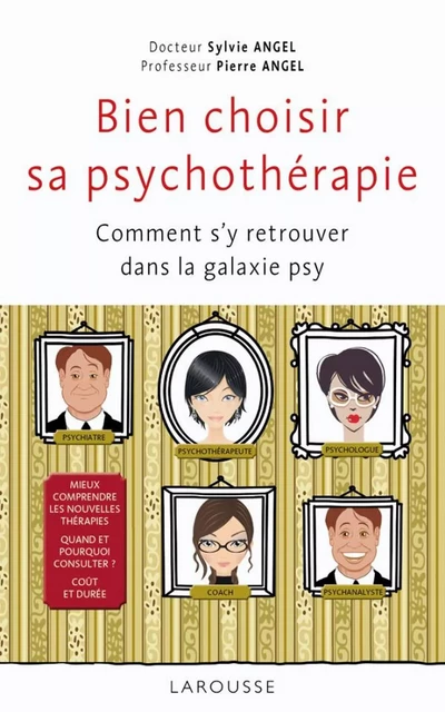 Bien choisir sa psychothérapie - Sylvie et Pierre Angel - Larousse