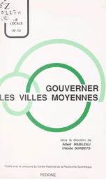 Gouverner les villes moyennes