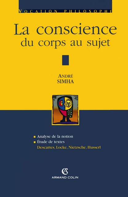 La conscience du corps au sujet - André Simha - Armand Colin