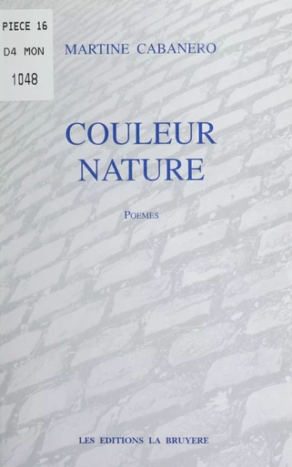 Couleur nature - Martine Cabanero - FeniXX réédition numérique