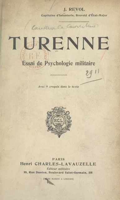 Turenne - Joseph Revol - FeniXX réédition numérique