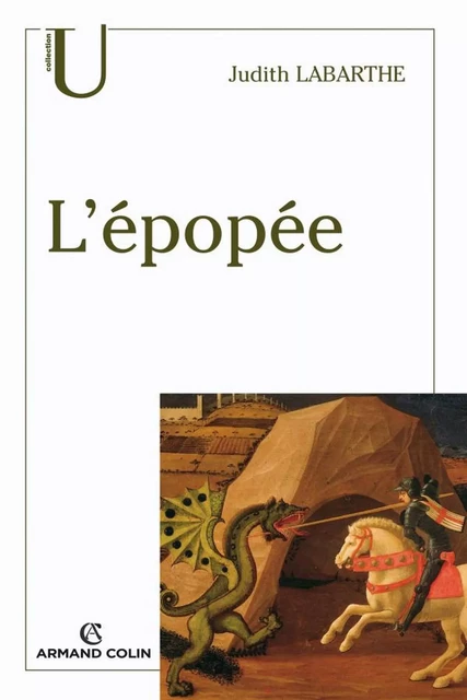 L'épopée - Judith Labarthe - Armand Colin