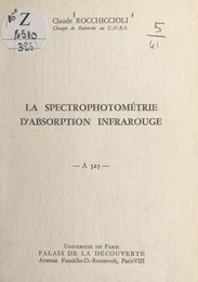 La spectrophotométrie d'absorption infrarouge