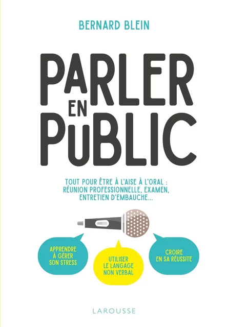 Parler en public - Bernard Blein - Larousse